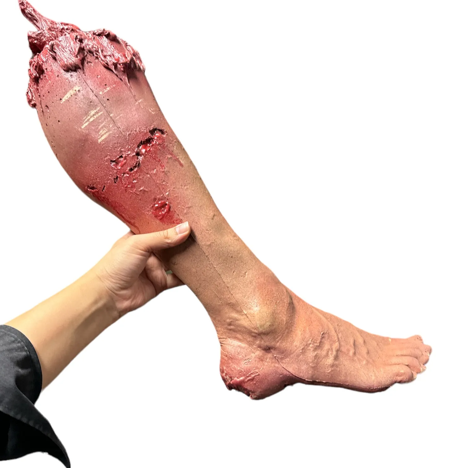 23 Inch Severed Detailed Foam Leg with Gore Effects Prop