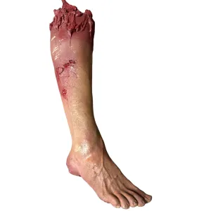 23 Inch Severed Detailed Foam Leg with Gore Effects Prop