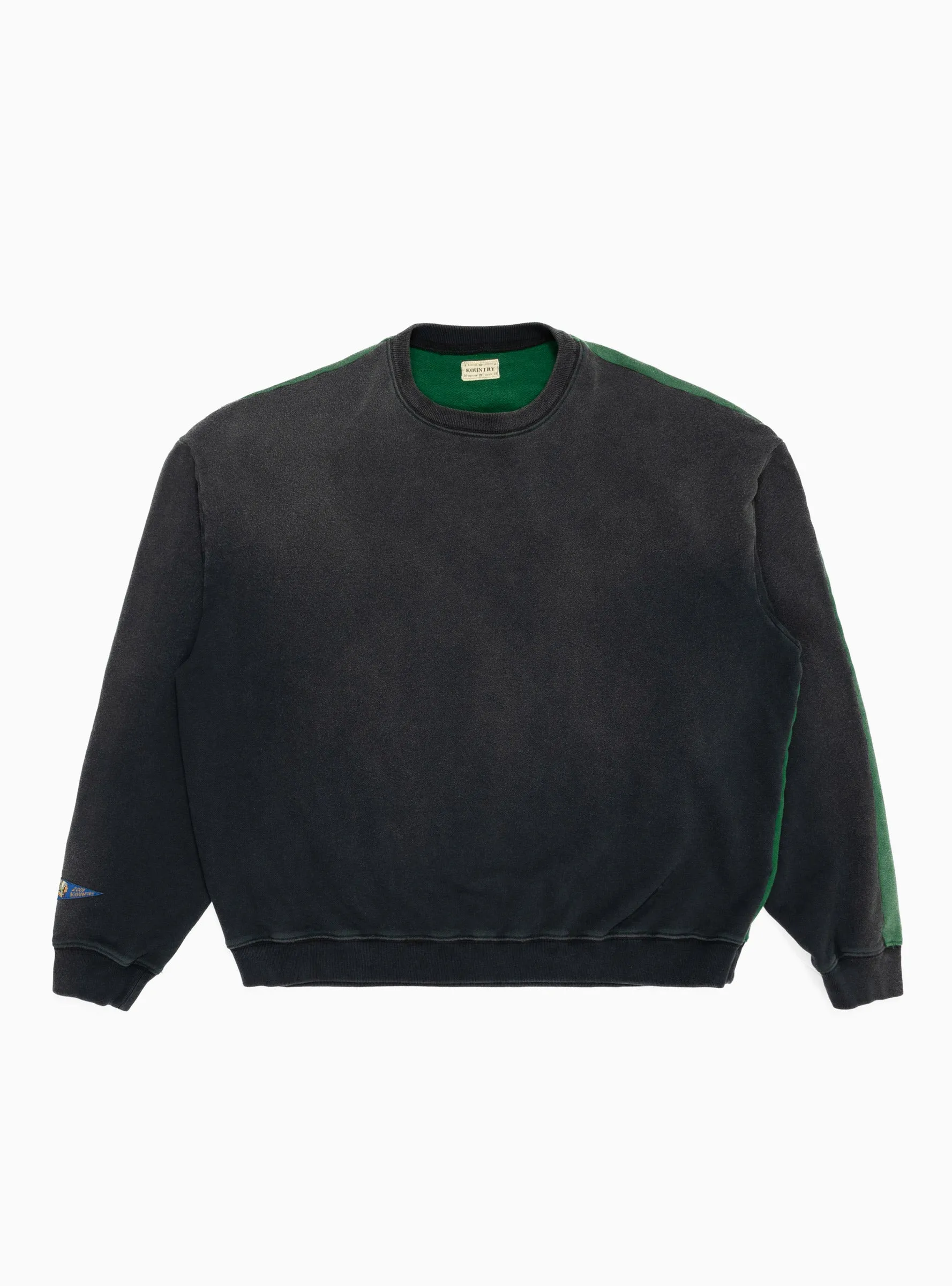 2Tones Remake Sweatshirt Black & Green