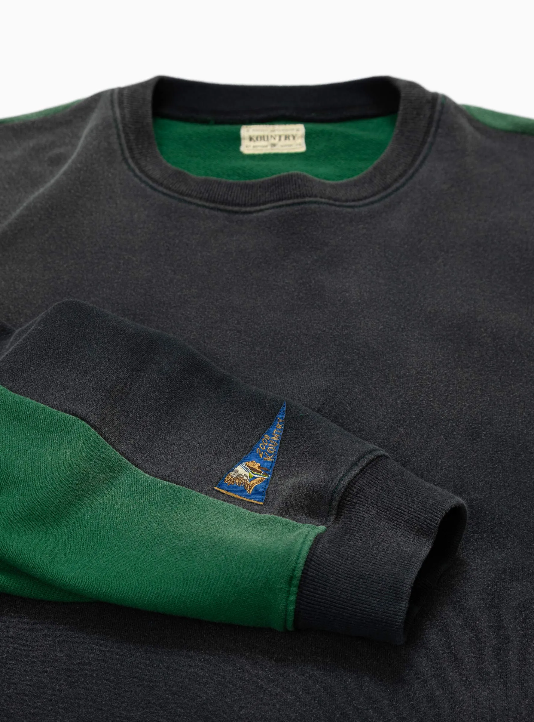 2Tones Remake Sweatshirt Black & Green