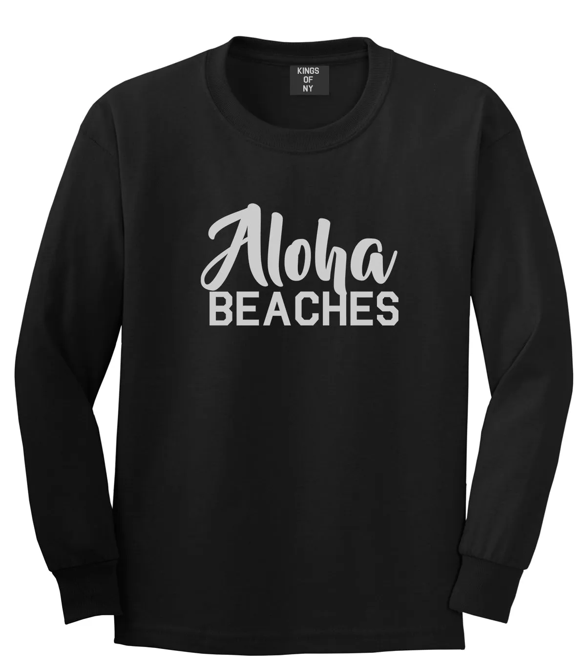 Aloha Beaches Mens Long Sleeve T-Shirt