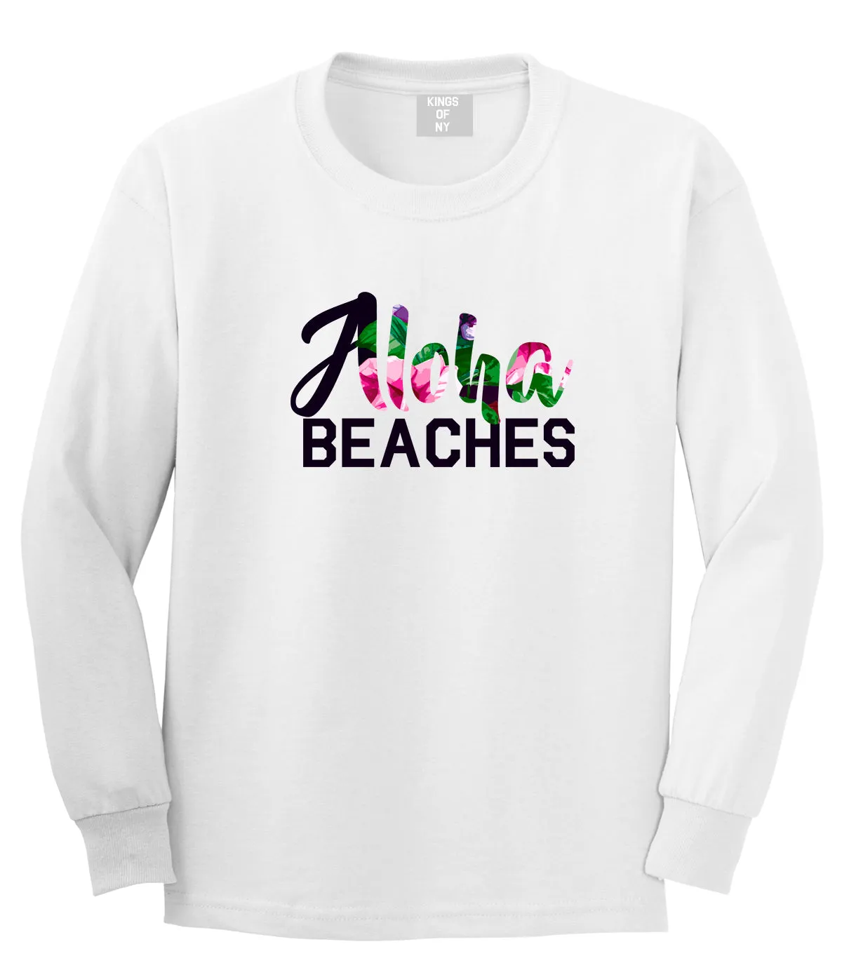 Aloha Beaches Mens Long Sleeve T-Shirt