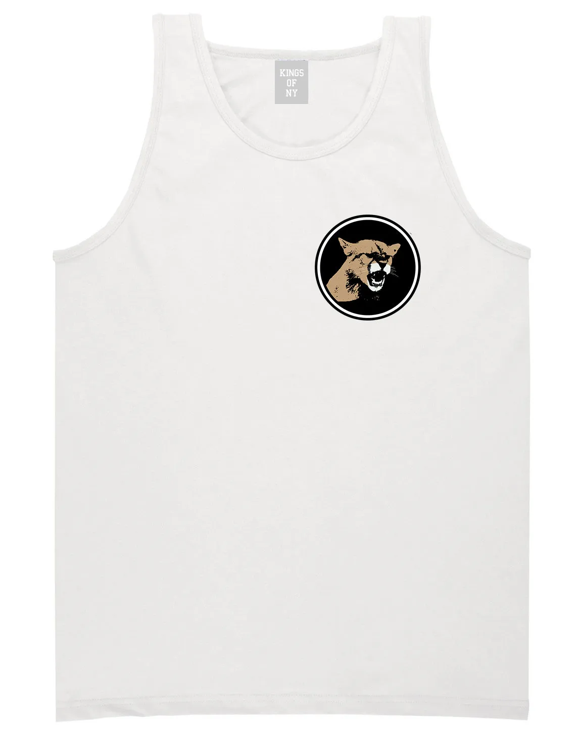 Angry Cougar Chest Mens Tank Top Shirt