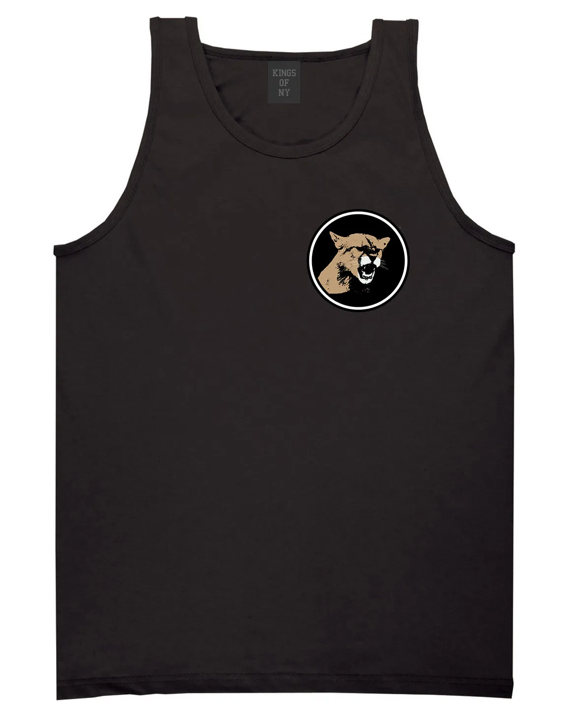 Angry Cougar Chest Mens Tank Top Shirt