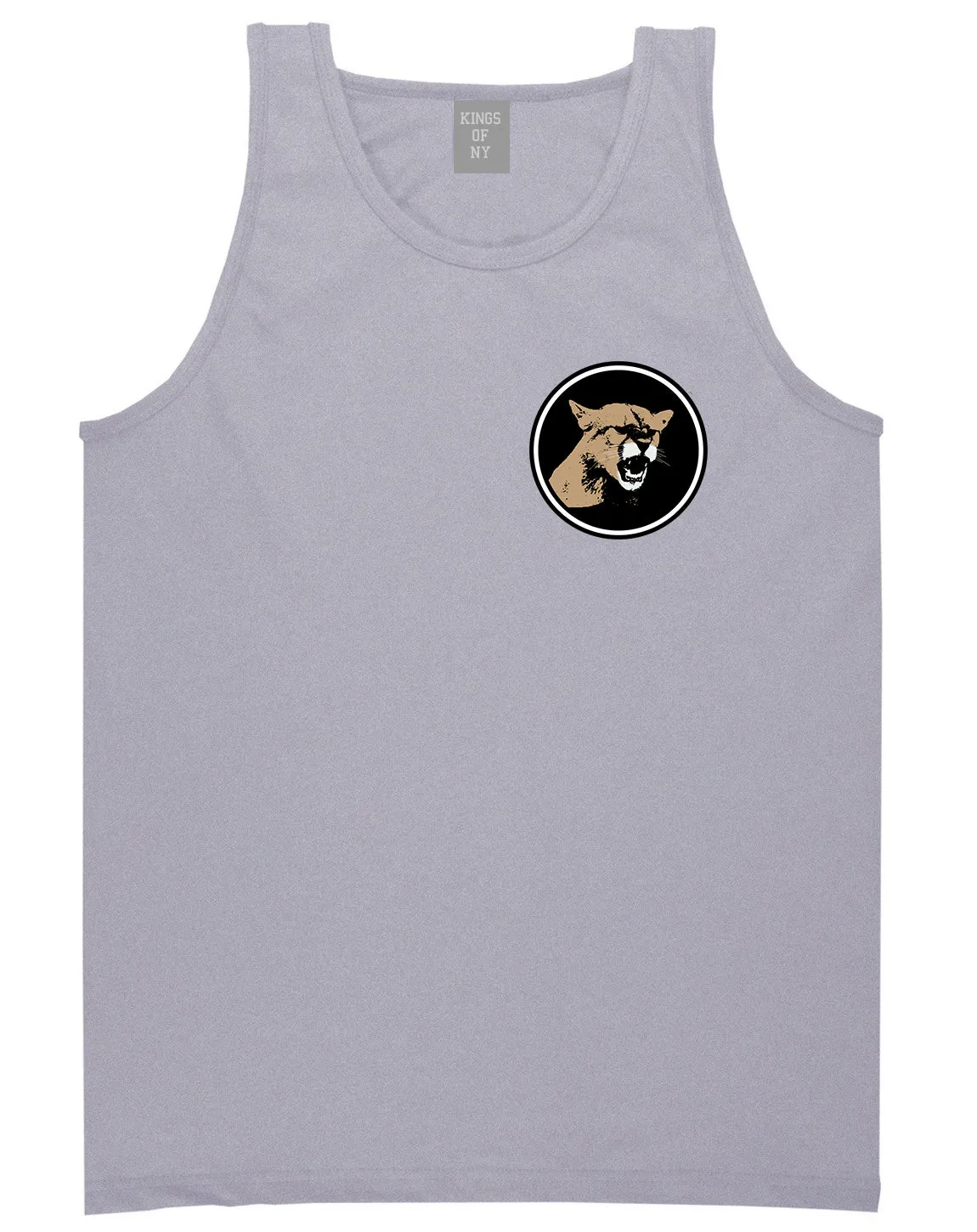 Angry Cougar Chest Mens Tank Top Shirt