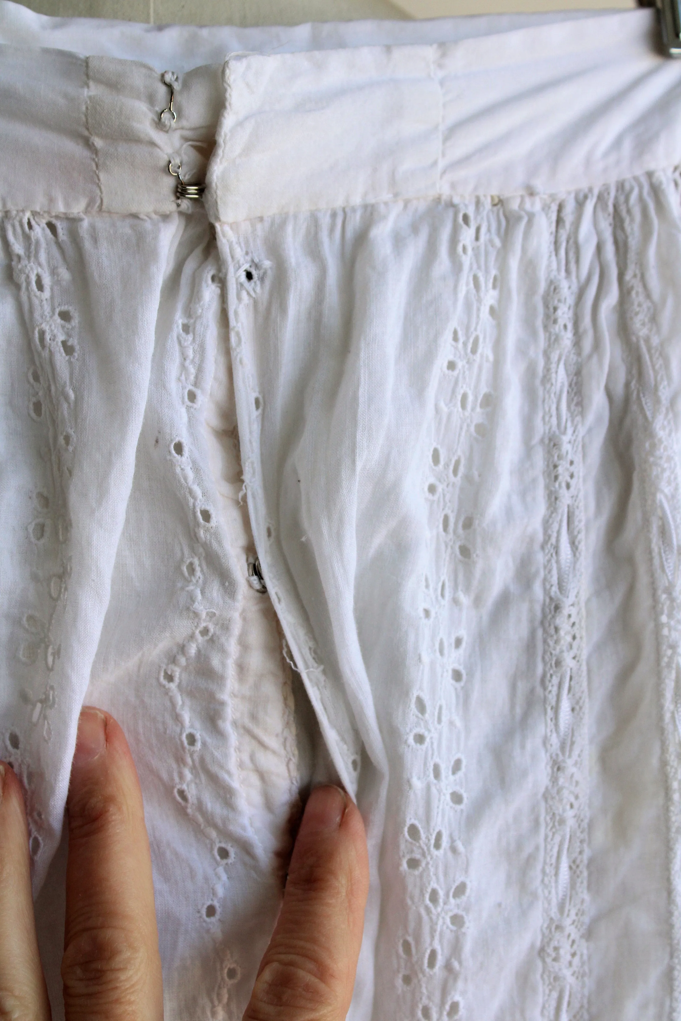 Antique Victorian Eyelet Lace Bloomers