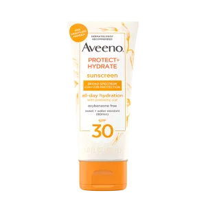 Aveeno Protect   Hydrate Sunscreen Lotion, SPF 30, 3 oz