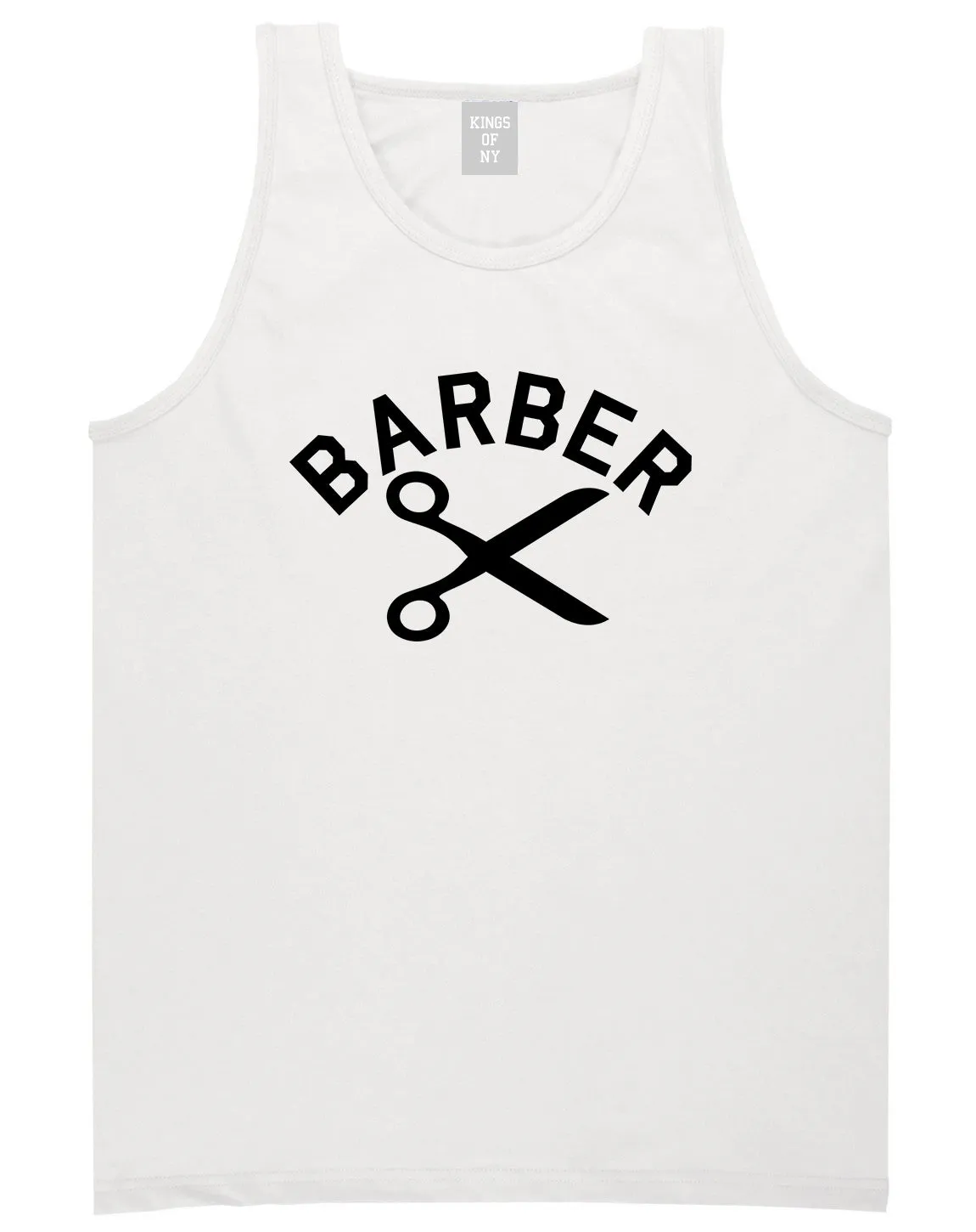 Barber Scissors Mens Tank Top Shirt