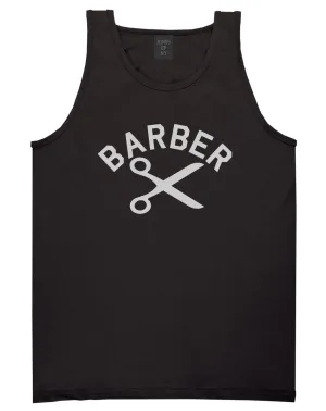 Barber Scissors Mens Tank Top Shirt