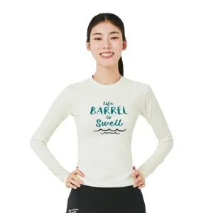 Barrel Women Vibe Swell Rashguard-IVORY