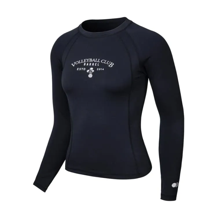 Barrel Womens Volley Rashguard-BLACK