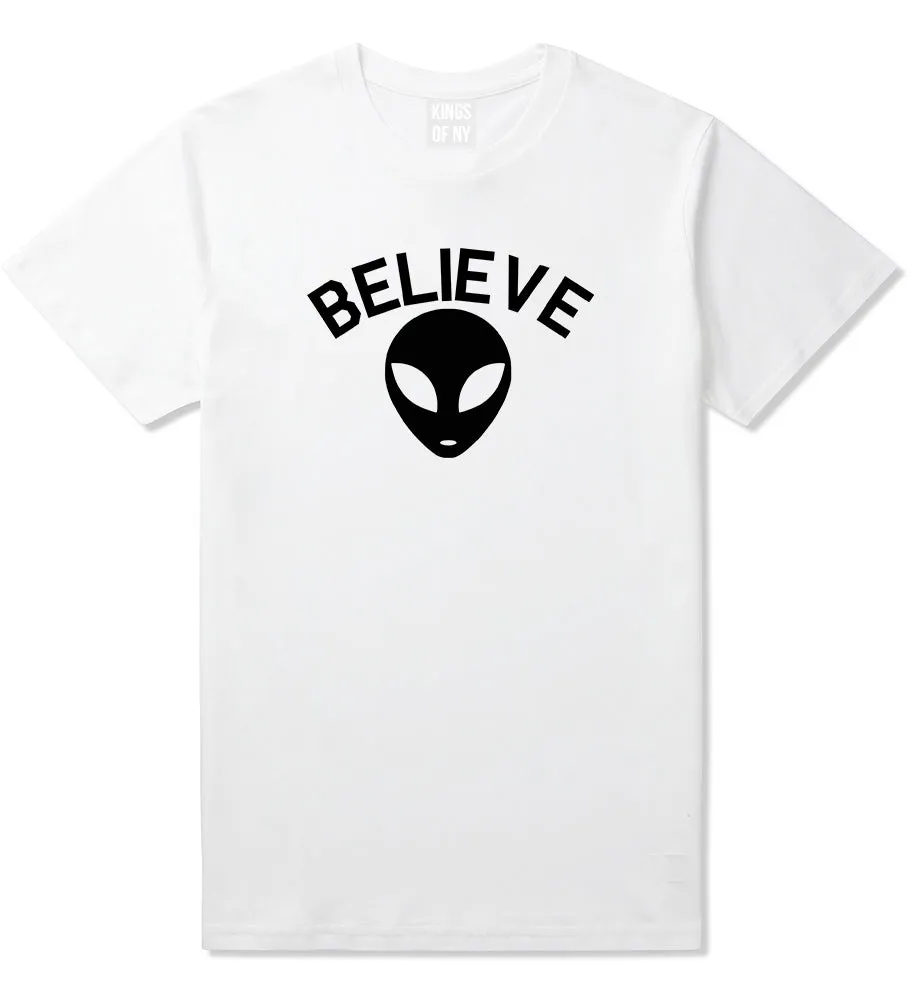 Believe Alien Mens T-Shirt