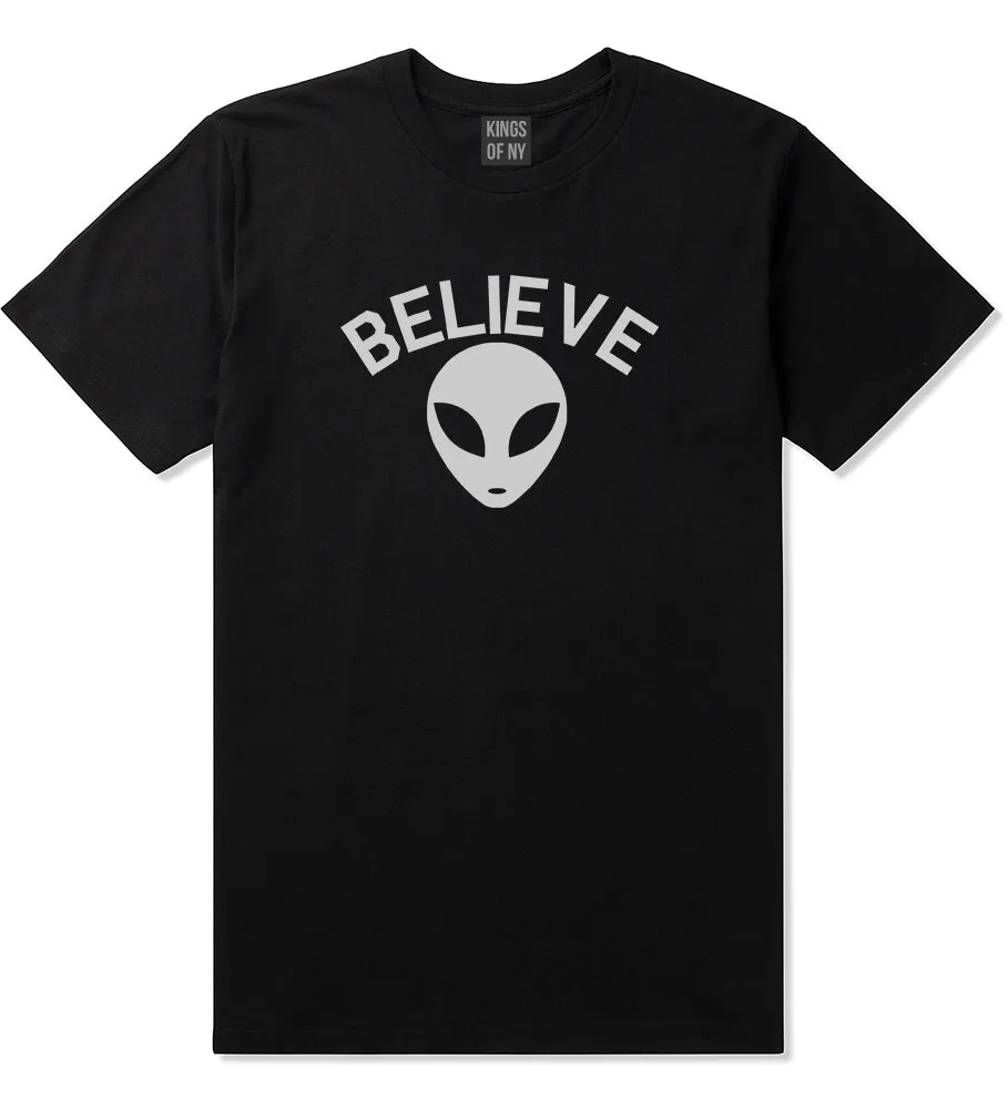 Believe Alien Mens T-Shirt