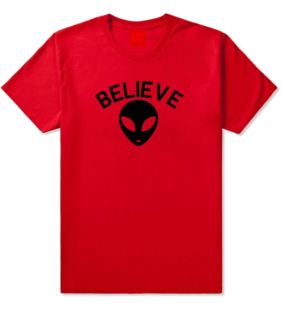 Believe Alien Mens T-Shirt