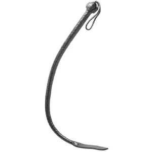 Black Leather Devil's Tail Whip