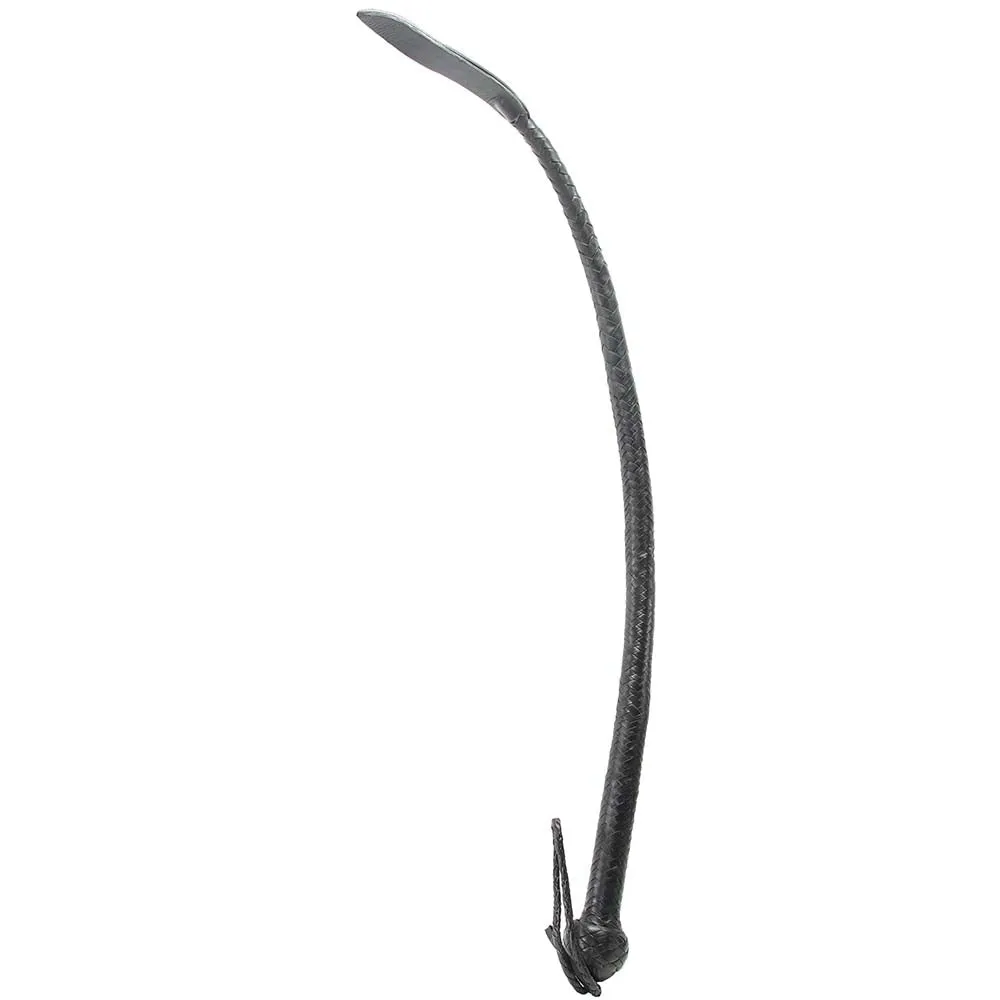 Black Leather Devil's Tail Whip