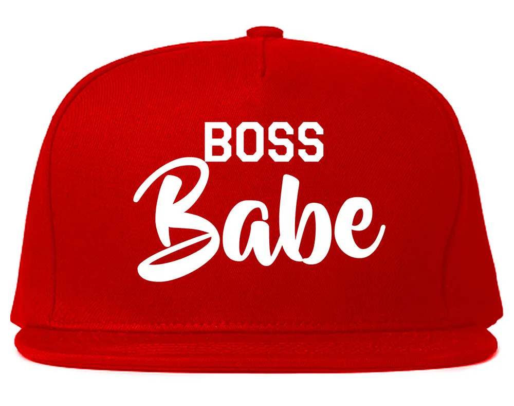 Boss Babe Mens Snapback Hat