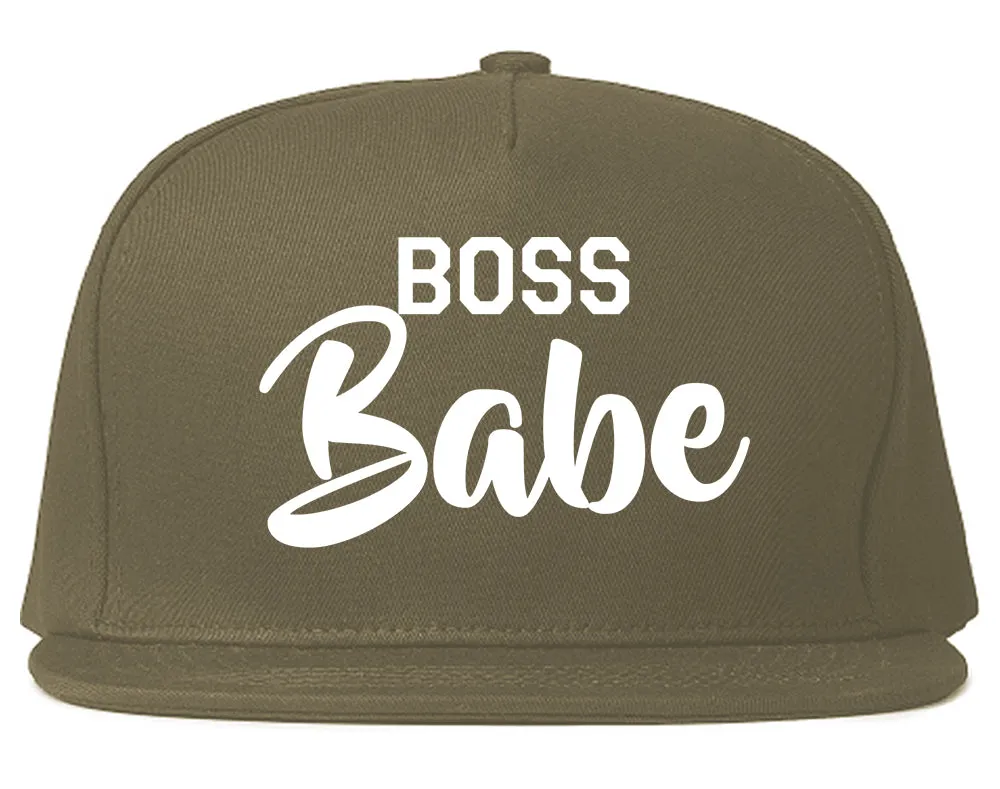 Boss Babe Mens Snapback Hat