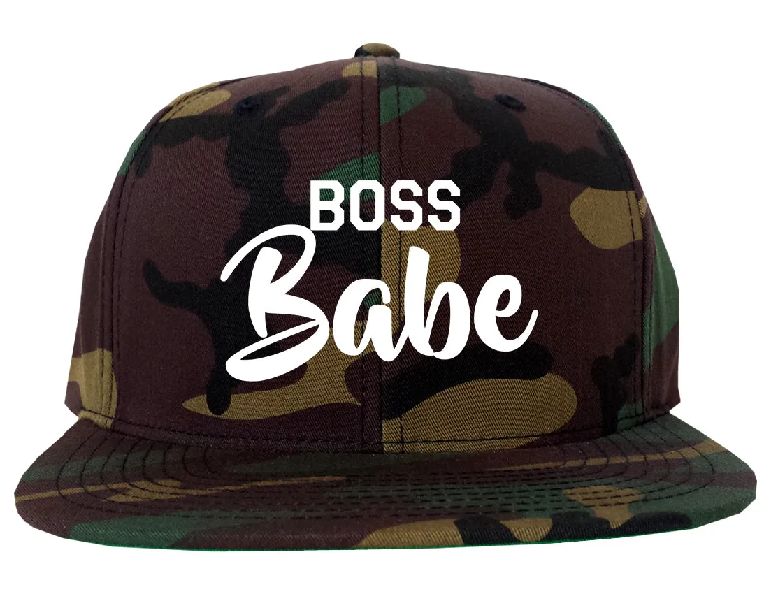 Boss Babe Mens Snapback Hat