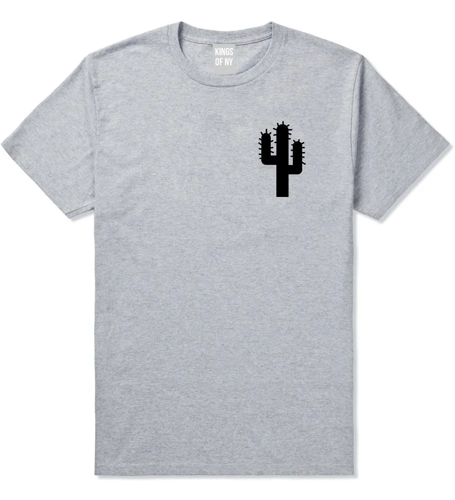 Cactus Logo Chest Mens T-Shirt