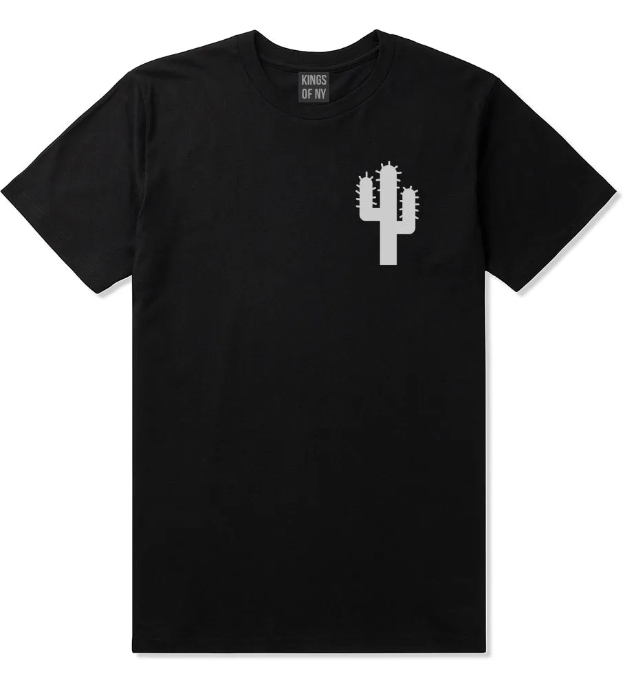 Cactus Logo Chest Mens T-Shirt