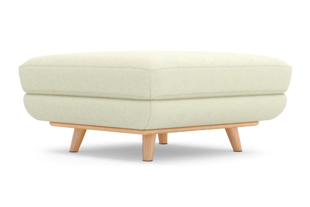 Carson Ottoman :: Leg Finish: Natural / Size: 35x35