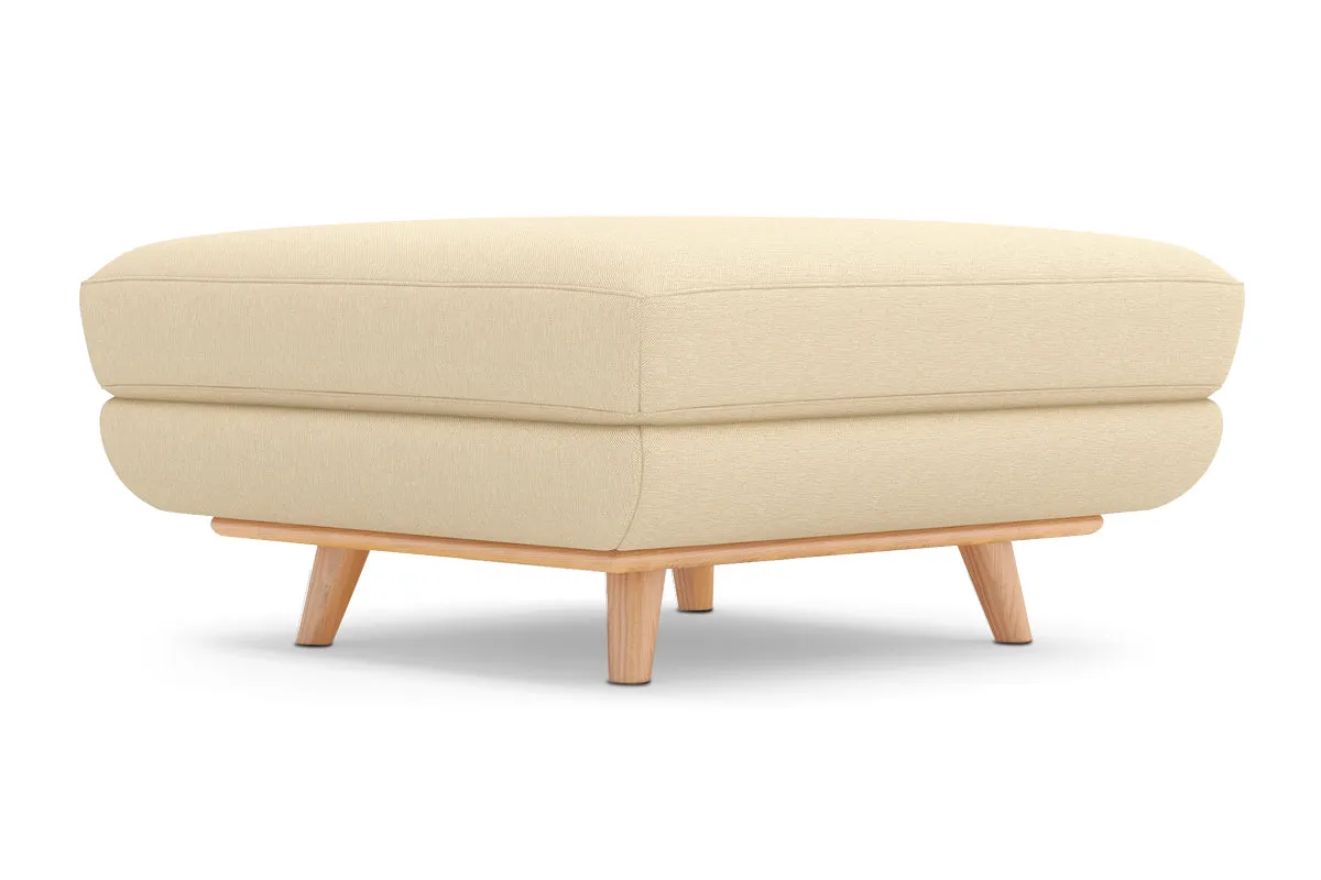 Carson Ottoman :: Leg Finish: Natural / Size: 35x35