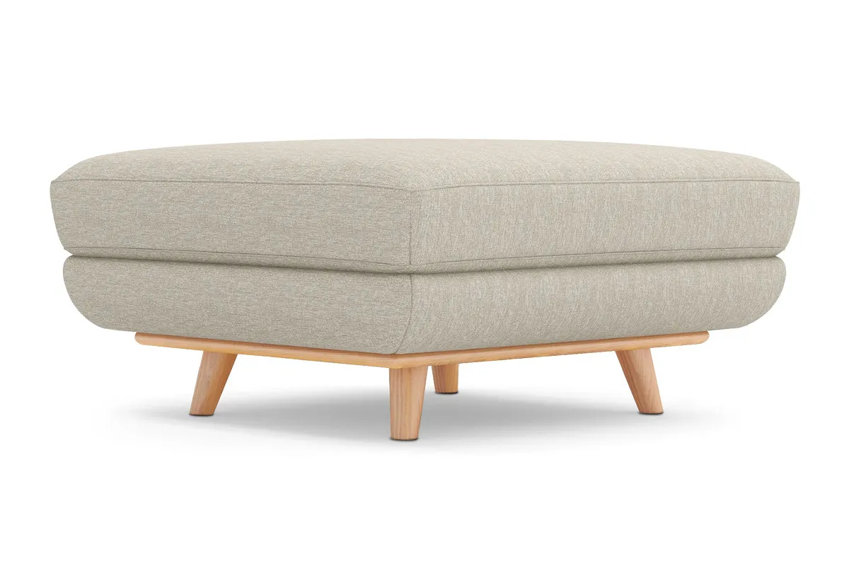 Carson Ottoman :: Leg Finish: Natural / Size: 35x35