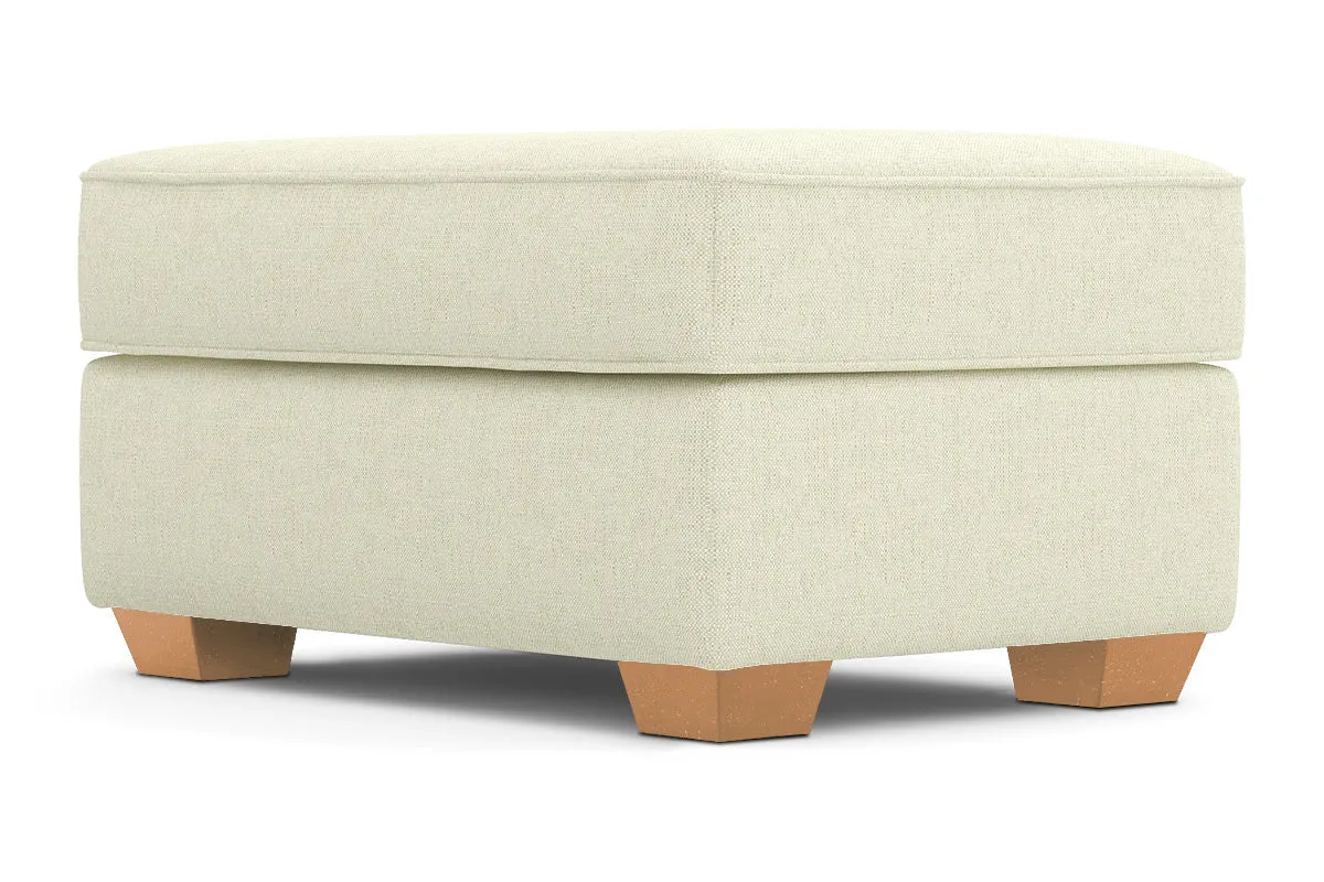 Catalina Ottoman :: Leg Finish: Natural / Size: 25x35