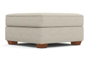 Catalina Ottoman :: Leg Finish: Pecan / Size: 39x39