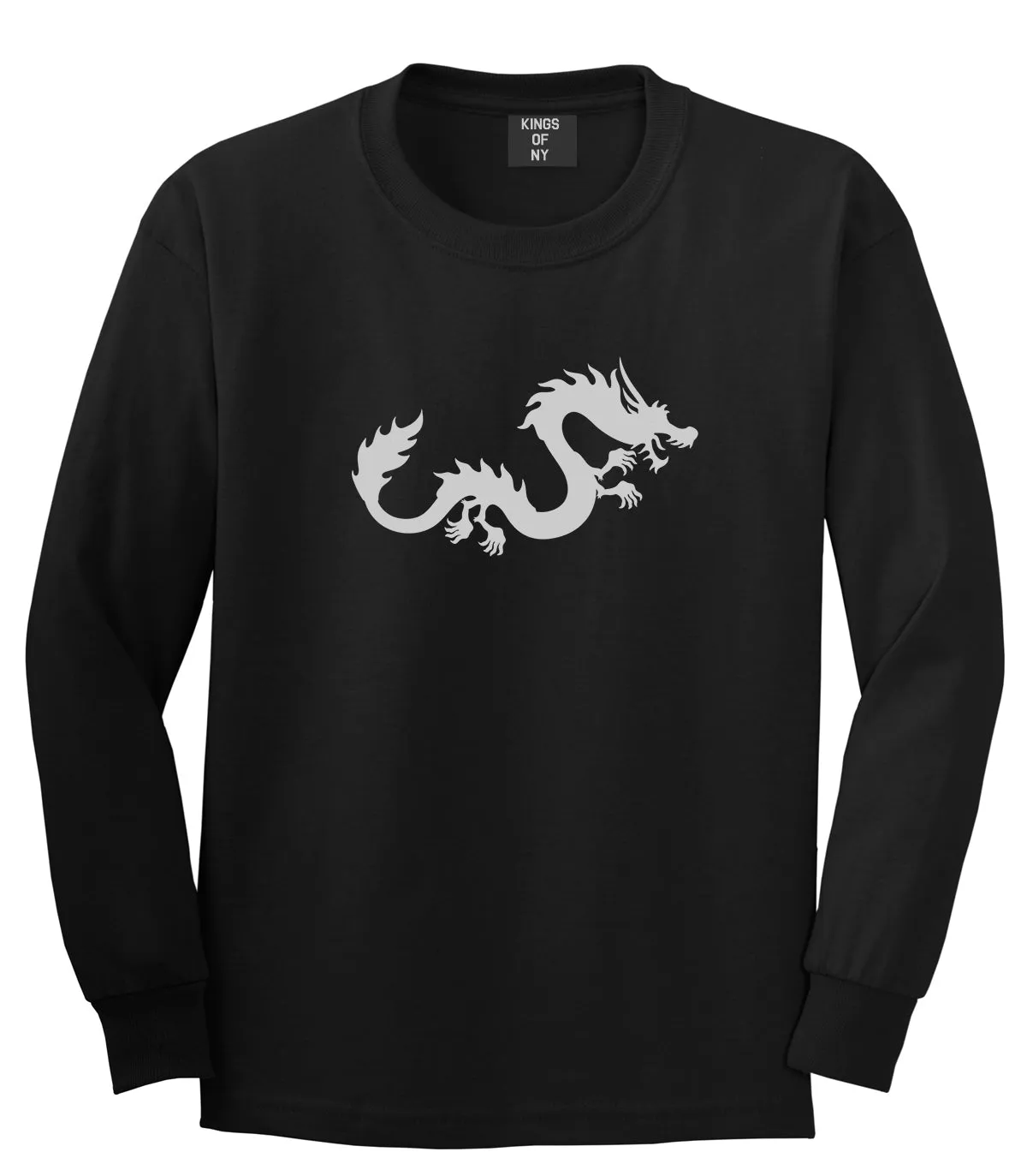 Chinese Dragon Mens Long Sleeve T-Shirt