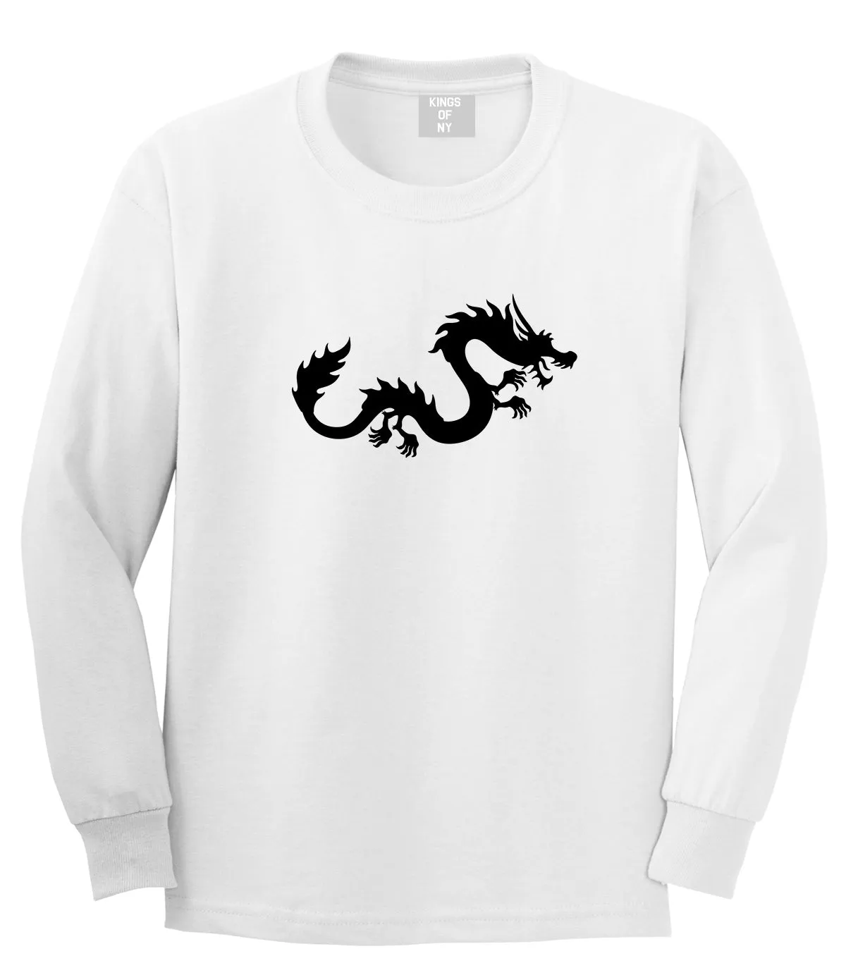 Chinese Dragon Mens Long Sleeve T-Shirt