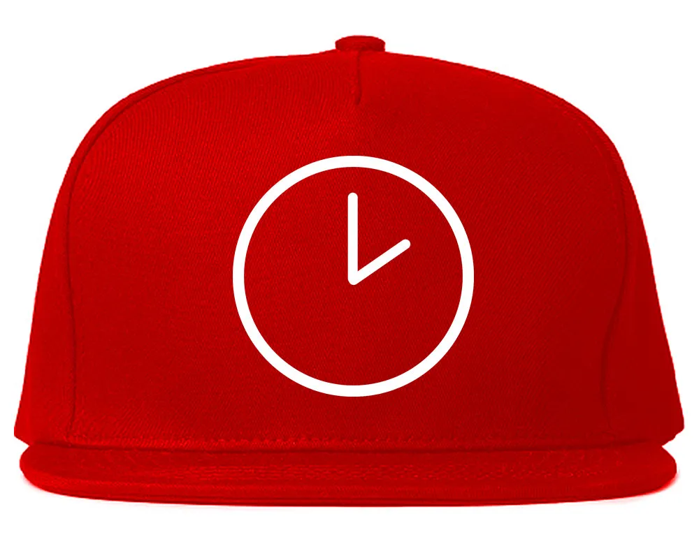 Clock Chest Mens Snapback Hat