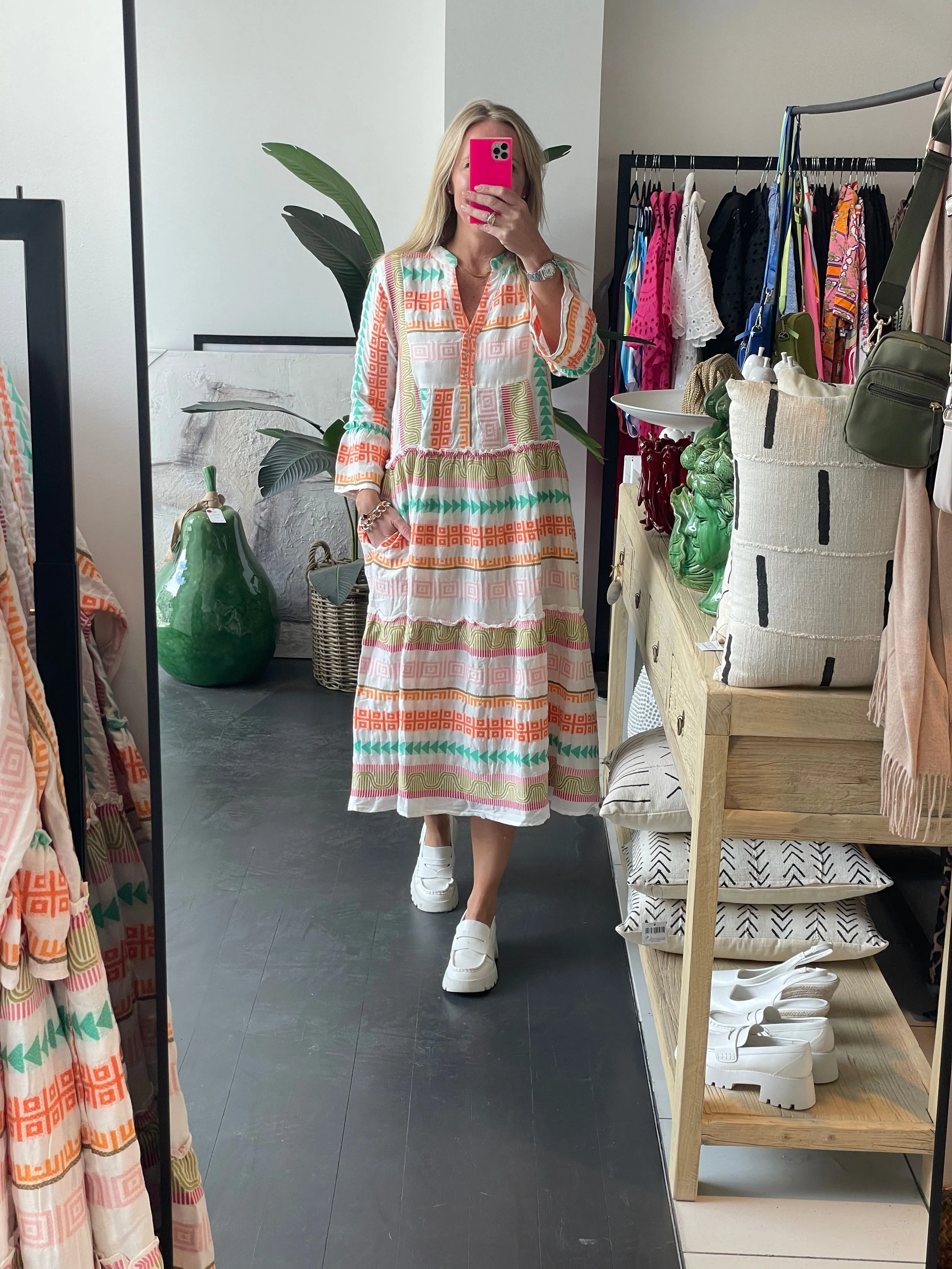 Copenhagen Mediterranean Midi Dress Splice