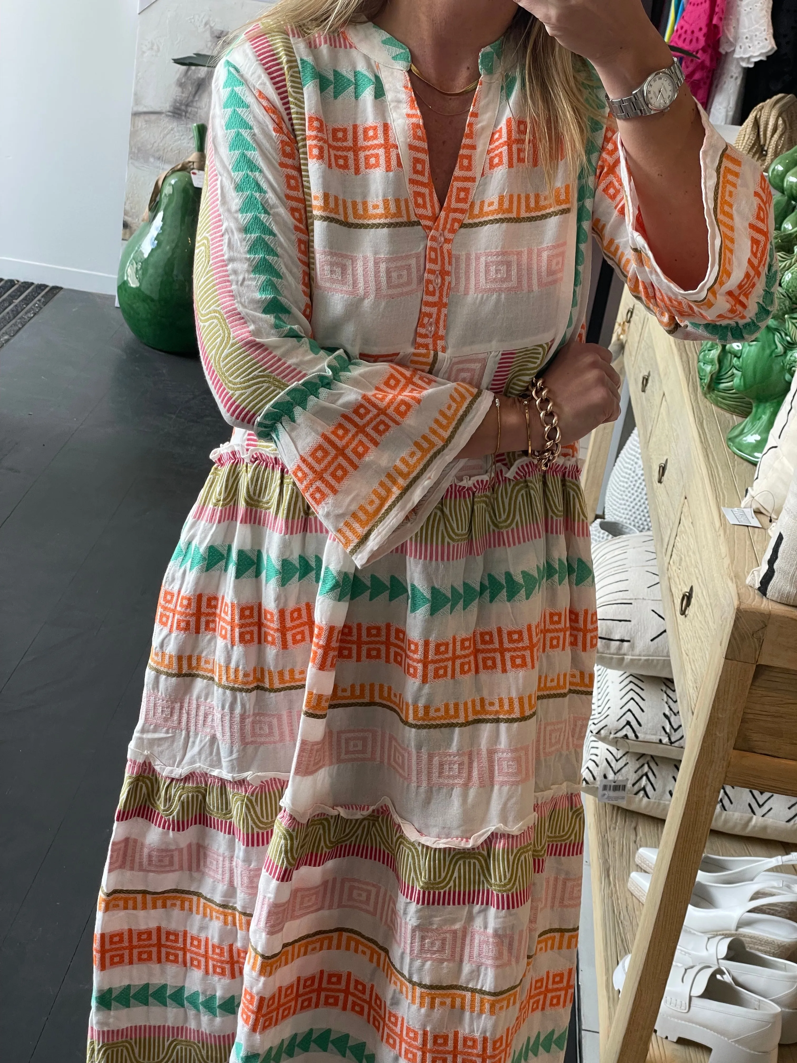 Copenhagen Mediterranean Midi Dress Splice