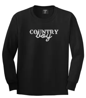 Country Boy Mens Long Sleeve T-Shirt