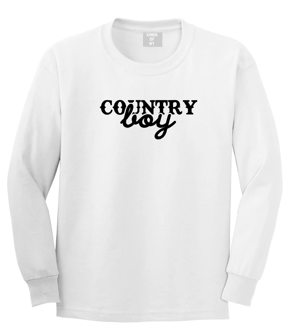 Country Boy Mens Long Sleeve T-Shirt