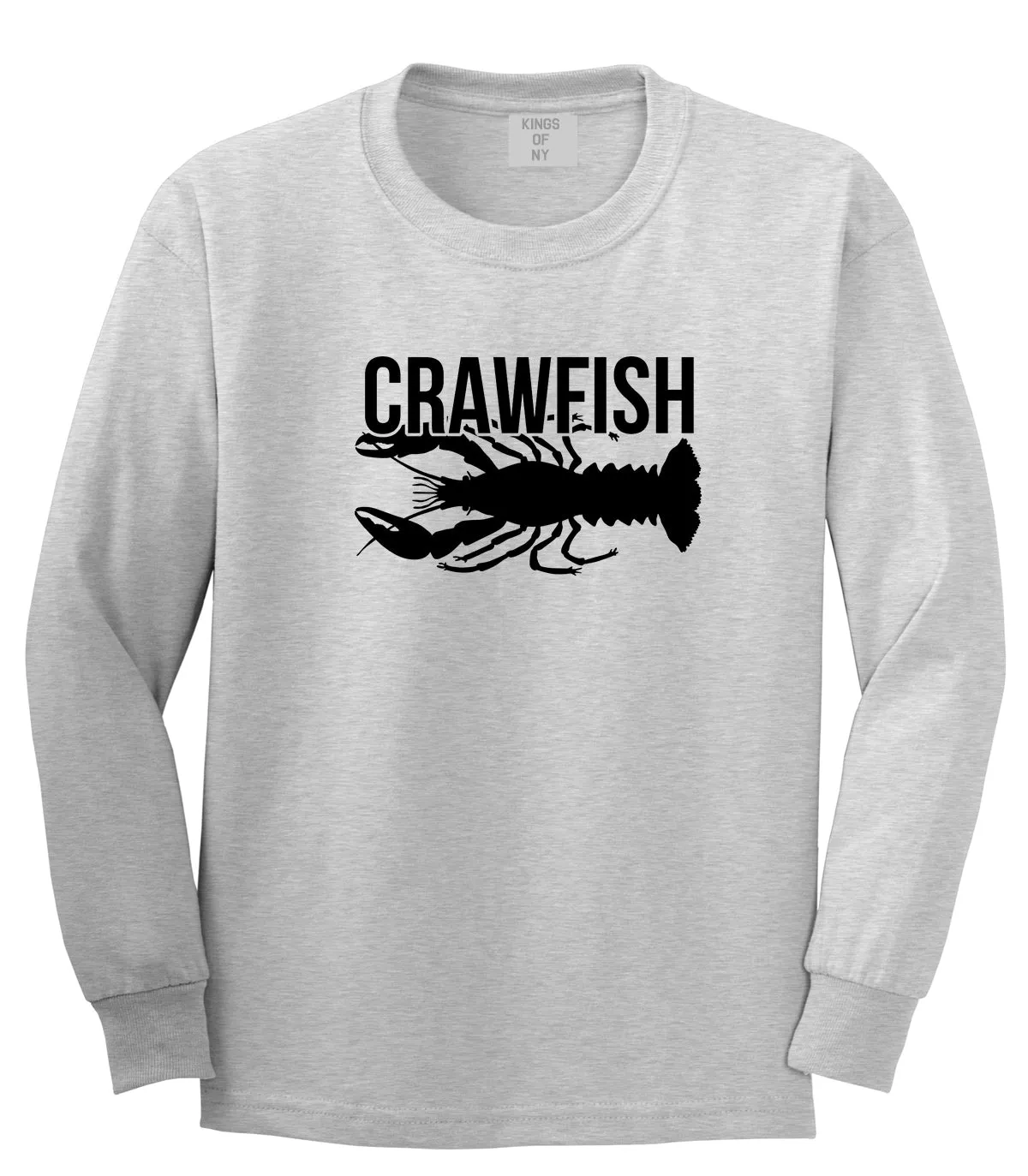 Crawfish Mens Long Sleeve T-Shirt