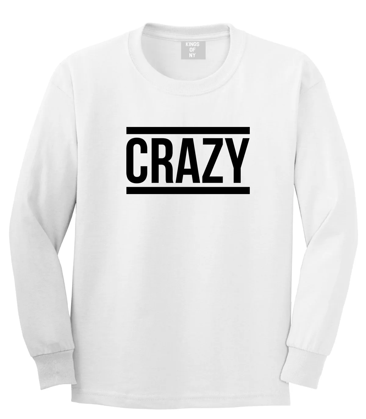 Crazy Mens Long Sleeve T-Shirt