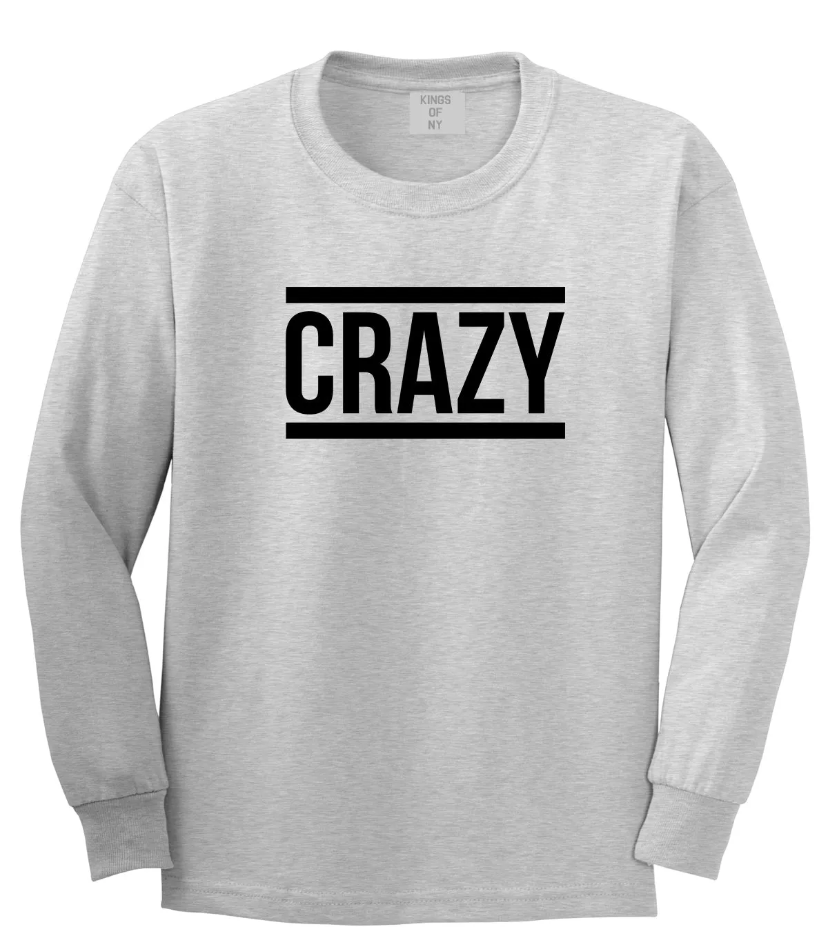 Crazy Mens Long Sleeve T-Shirt