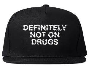 Definitely Not On Drugs Festival Mens Snapback Hat