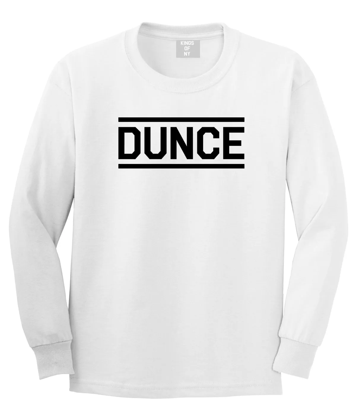 Dunce Funny Mens Long Sleeve T-Shirt