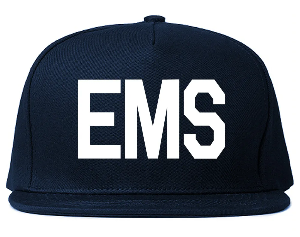 EMS Emergency Badge Mens Snapback Hat