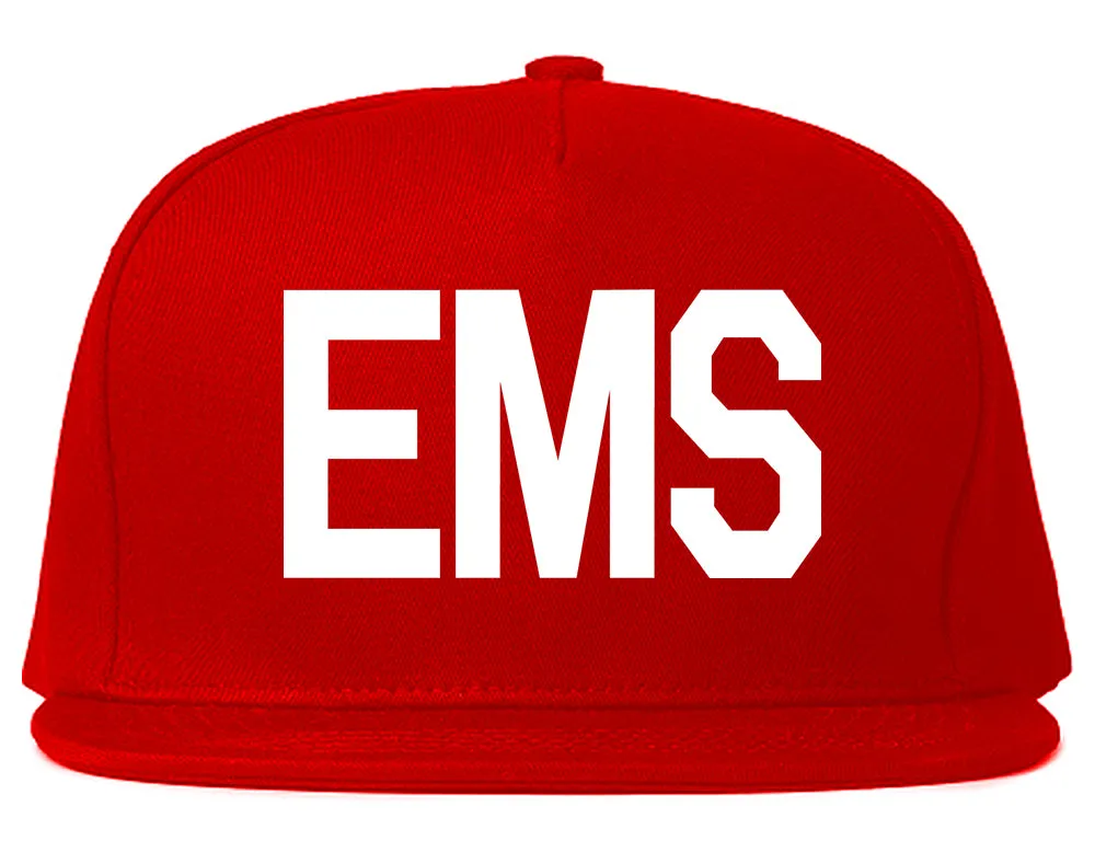 EMS Emergency Badge Mens Snapback Hat