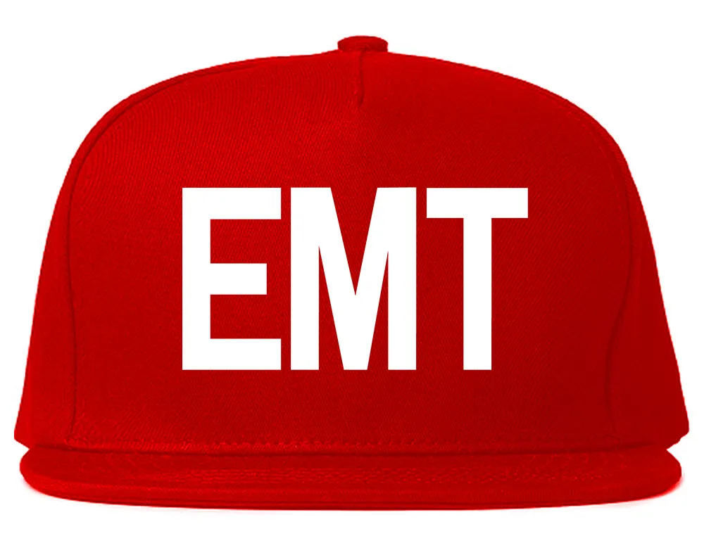 EMT Emergency Badge Mens Snapback Hat