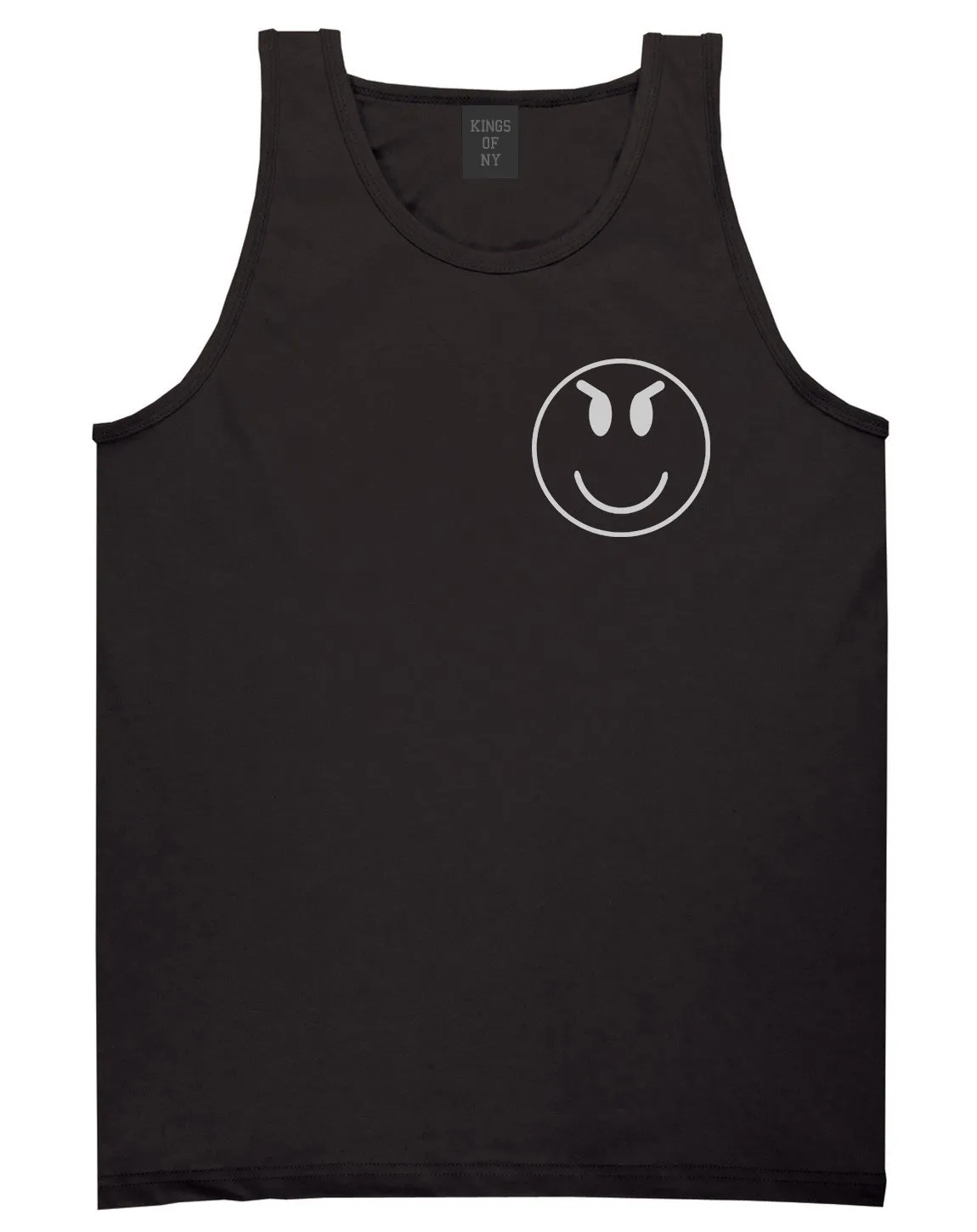 Evil Face Chest Mens Tank Top Shirt