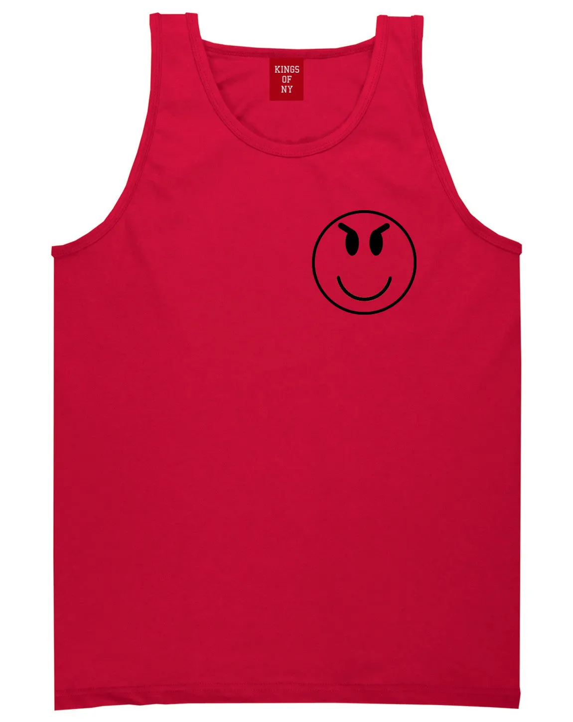 Evil Face Chest Mens Tank Top Shirt