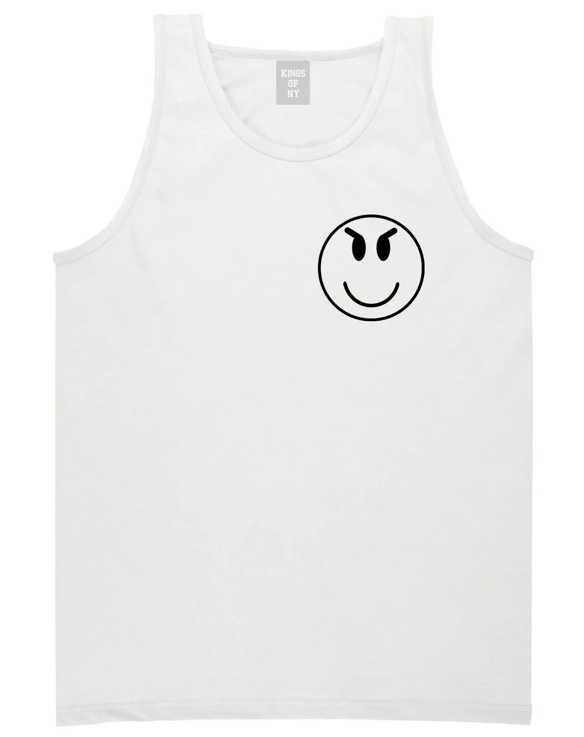 Evil Face Chest Mens Tank Top Shirt