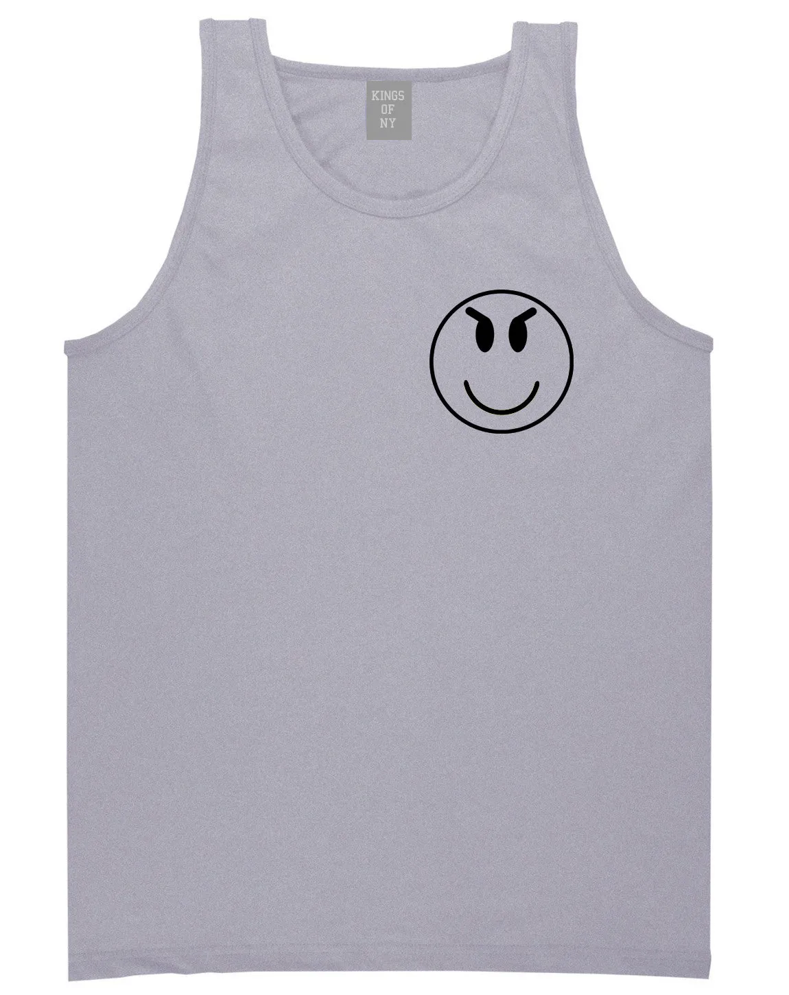 Evil Face Chest Mens Tank Top Shirt