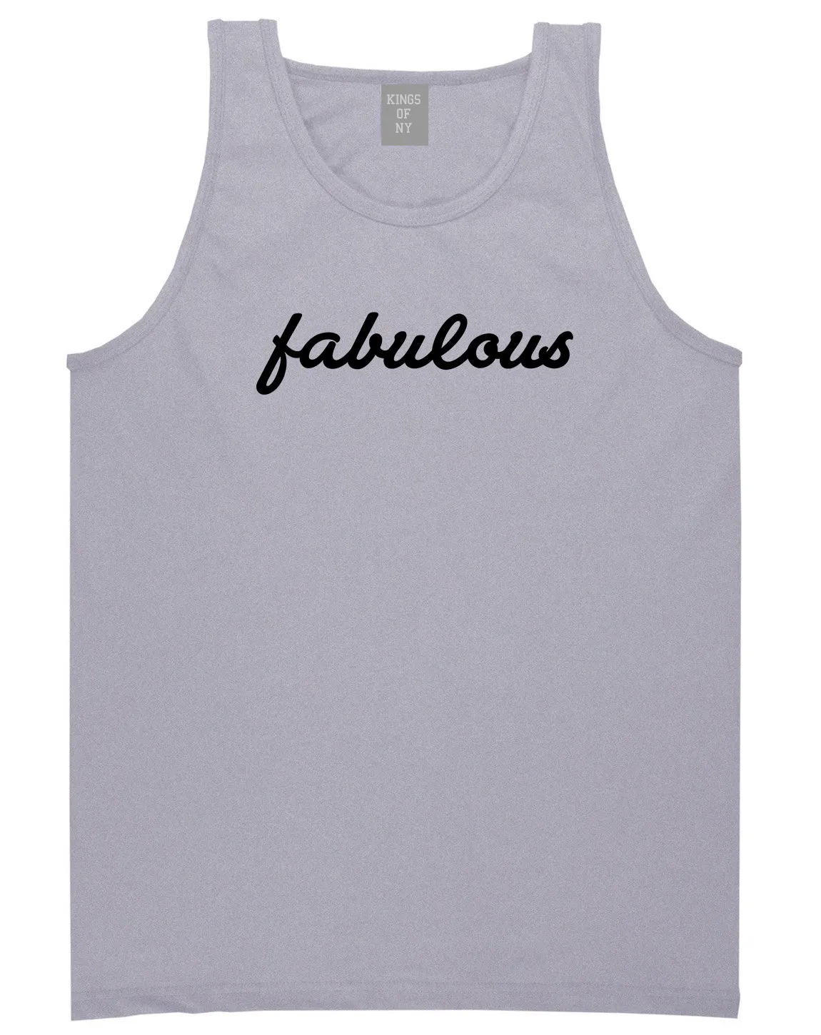 Fabulous Script Mens Tank Top Shirt